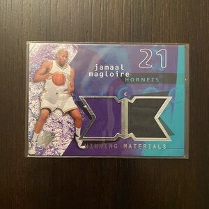 2004 Upper Deck Jamaal Magloire Winning Materials Card